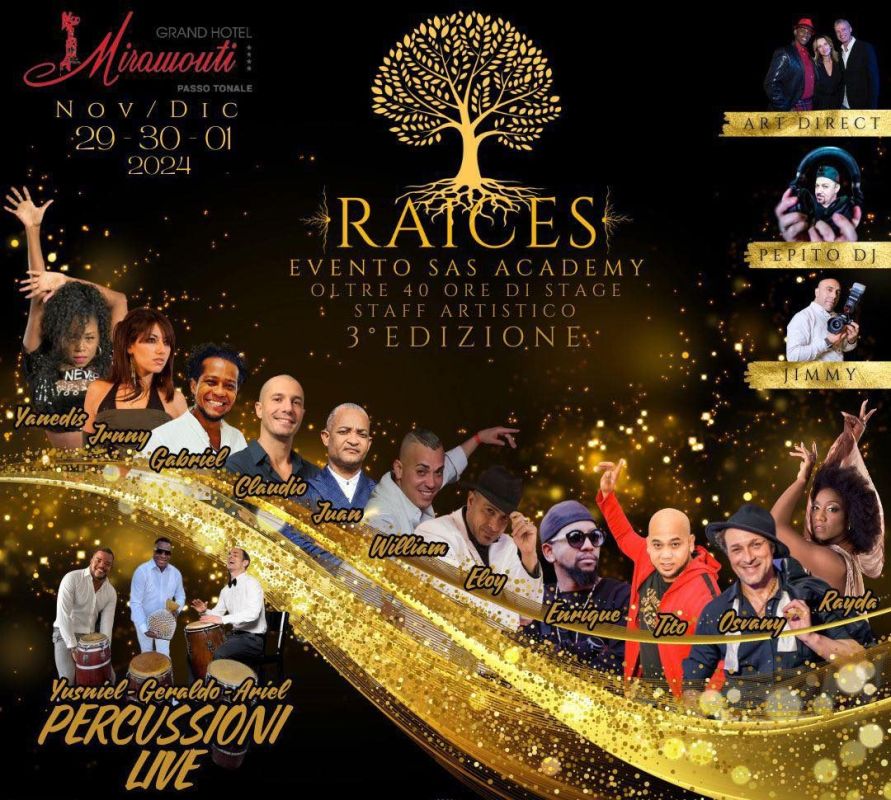 Evento Workshop di Salsa, Bachata, Kizomba “Raices 2024” Nov/Dic 29-30-01, Passo del Tonale