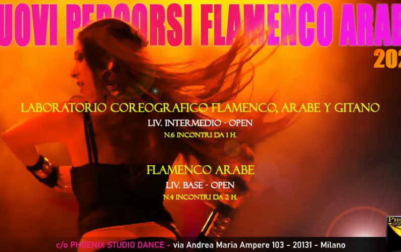 Stage di Flamenco Arabe 2023 con Valeria Guatta