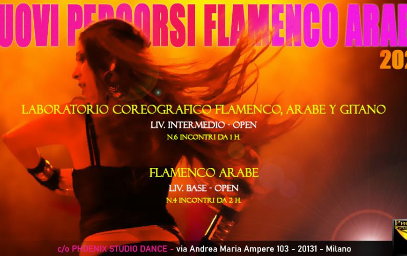 Stage di Flamenco Arabe 2023 con Valeria Guatta